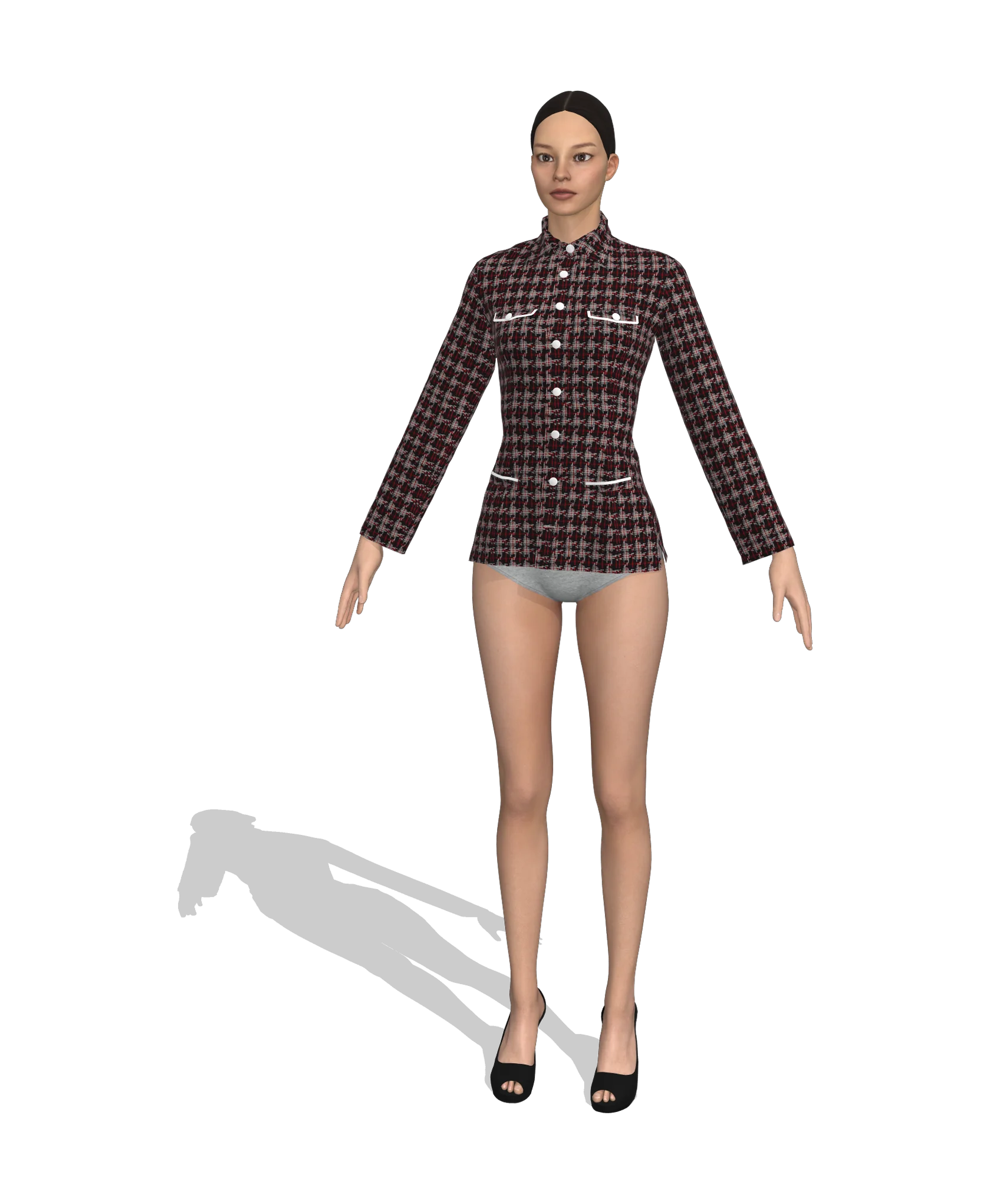 KDscion p81 full sleeve button up jacket